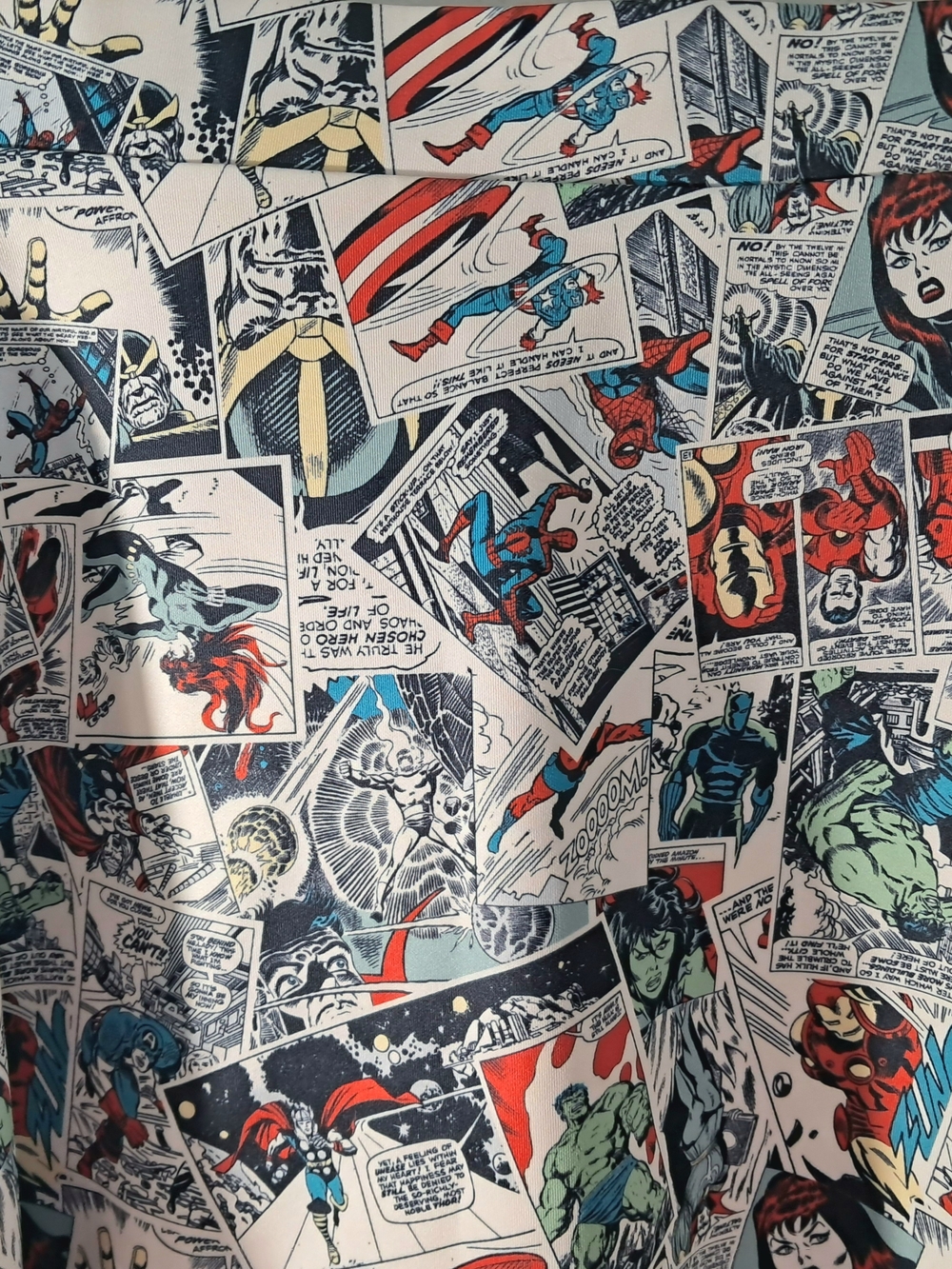 Torrid Plus Official Marvel Avengers Comic Scuba Skater Skirt Size 5X/28 Retired - Picture 7 of 9